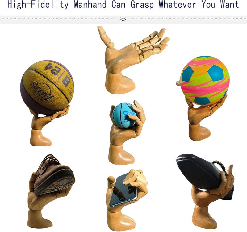 yangjietf mannequin,mannequin hand,hand model,hand mannequin for nails,drawing mannequin,wooden hand,wooden mannequin,articulated fingers,hand model for drawing,female hand of left., Female_left - Image 3